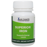 Xcel Superior Iron 30 veg capsules Anemia Relief,Bioavailable,Blood Health,Category: Xcel Health Tags: aneamia,energy,Energy Boost,Essential Mineral,Ferrous Bis-Glycinate,Gentle on Stomach,Healthy Blood,iron,issues,Non-Constipating,Nutrient Absorption,Pre