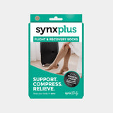 Synxplus Flight And Recovery Socks aiding in recovery post-injury,aiding in recovery post-surgery,Aids in Recovery,Discomfort Reduce Socks,Firm Compression,Flight & Recovery Socks,flight socks,Gentle Compression,Ideal for Travel,issues,leg swelling socks,