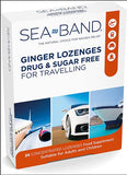 SEA BAND Travel Ginger Lozenge 24pk Ginger Lozenges,issues,neutralise stomach acids,soothe tender tummies,stomach upsets