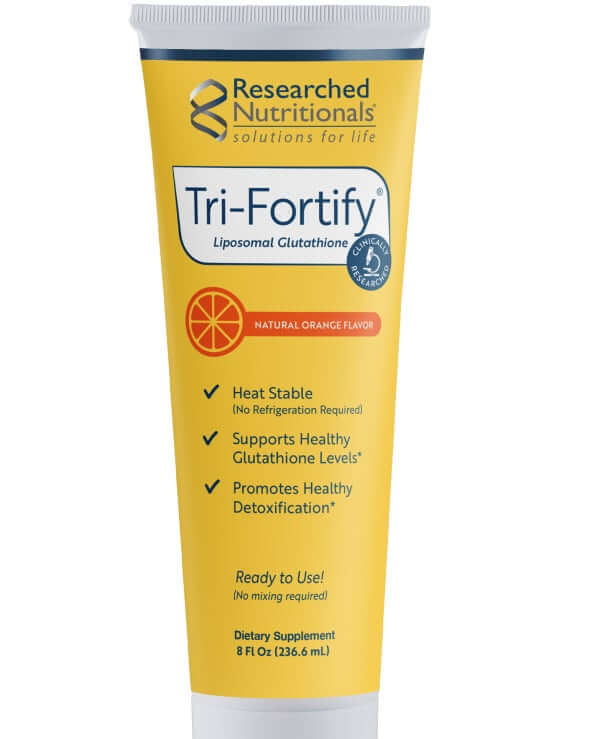Tri-Fortify Orange® Liposomal Glutathione – Orange Tube 237 ml Bolsters antioxidant action,Detoxification,glutathione supplements,Immune System Support,issues,Tri-Fortify