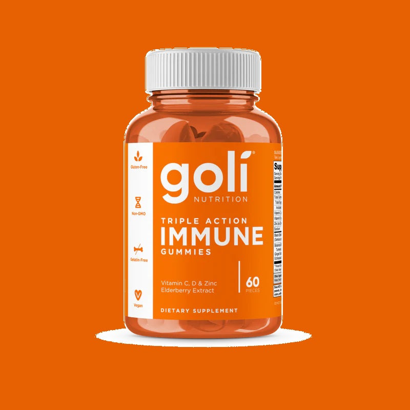 GOLI GUMMY - Triple Action Immune healthy immune system,immune system,Immune System Support,issues,TRIPLE ACTION IMMUNE GUMMY,vitamin c