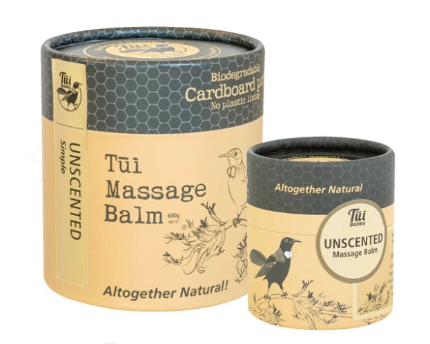 Tui Unscented Massage and Body Balm 600gm issues,neutral mix for sensitive skin,Tui Unscented Body Balm,Tui Unscented Massage Balm
