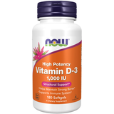 Now High Potency Vitamin D3 1000IU 180 Softgels Bone,cardiovascular,issues,mood,Tags: blood sugar,vitamin