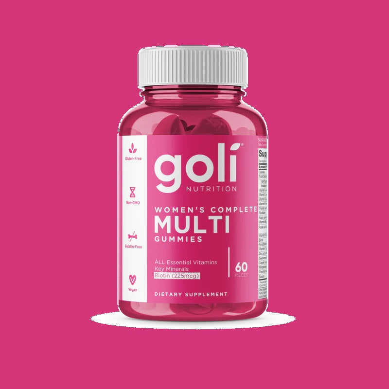 GOLI GUMMY - Womens Multi Healthy Brain & Nervous System,Healthy Eyes,healthy immune system,heart health,issues,Skin & Nails,Strong & Healthy Bones,Teeth & Muscles