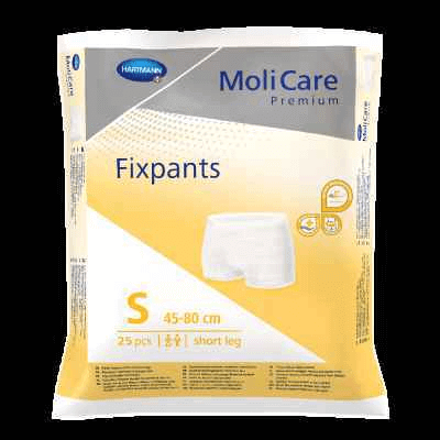 MoliCare Fixpants Short Leg 25 piece pack adapt well,Adult Diapers,Adult Fixpants,comfort from waist to top of thigh,Diapers,differing body shapes,Fixpants,issues,permable to air,Premium Fixpants,short leg,soft fabric
