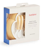Baby Bjorn Baby Plate, Spoon and Fork, 2 sets Baby Plate,issues,Spoon and Fork