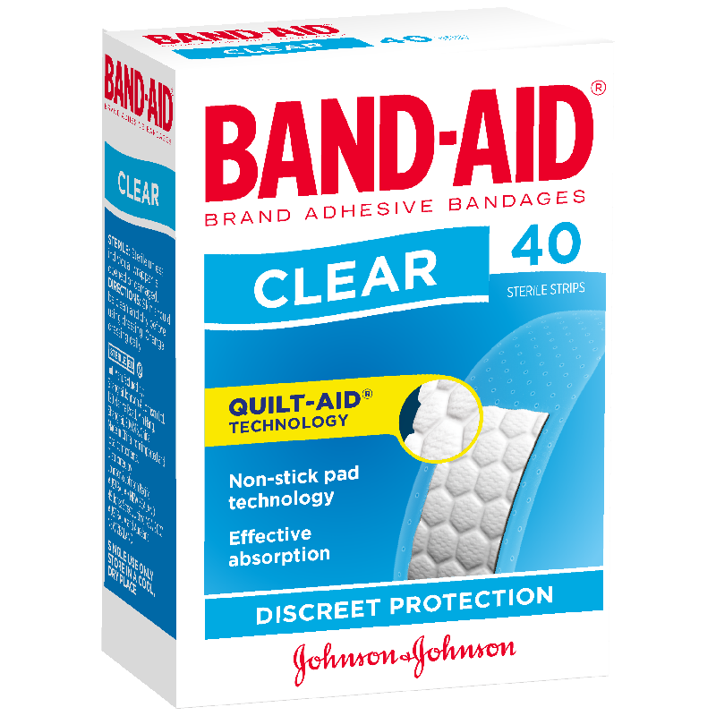 Band-Aid Clear Adhesive Strips 40 band-aid,issues