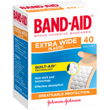 Band-Aid Adhesive Strips Extra Wide 40 band-aid,issues