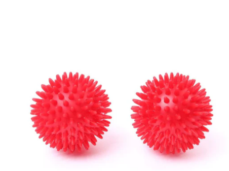 8CM - HARD SPIKY BALL - 2PC deep muscle tension,Easy to clean and store,issues,treat stubborn muscular aches