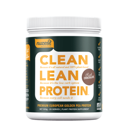 NUZEST Clean Lean Protein 500gm Rich Chocolate clean lean,issues,nuzest,nuzest clean lean,protein