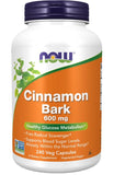 now Cinnamon Bark 600 mg 240 Veg Capsules Cinnamon,issues,Now,Now Products,Now suppl,Now supplements
