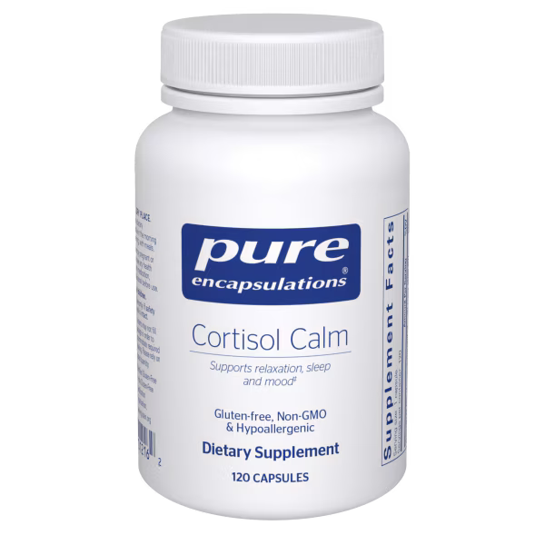 Pure Encapsulation Cortisol Calm 120 Cap 5htp,Cortisol,Cortisol Calm,deep sleep,Difficulty falling asleep,enhanced serotonin levels,fast asleep,google,healthy appetite,healthy cortisol,healthy cortisol response,healthy eating behavior,healthy sleep,issues