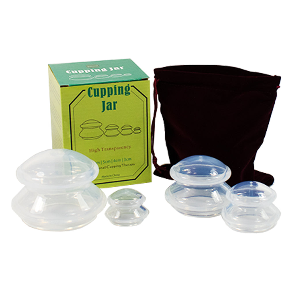 Rubber Cupping Set Of 4 Green Box