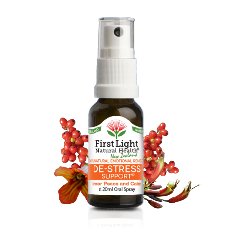 First Light De-Stress Support Flower Essence Oral Spray 20ml