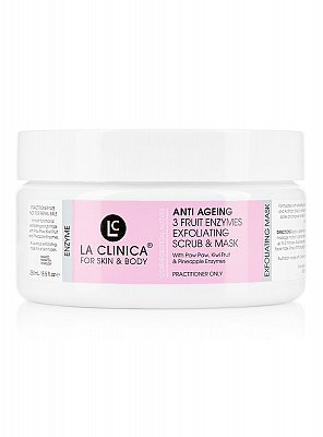 La Clinica Anti Ageing 3in1 Fruit Exfoliating Mask Anti Ageing,exfoliating scrub mask,Fruit Exfoliating Mask,issues,La Clinica Anti Ageing 3in1 Fruit Exfoliating Mask,remove dead skin cells