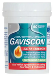 Gaviscon Extra Strength Peppermint Tablets 60 acid reflux,gaviscon,heart burn,heartburn,indigestion,issues,reflux