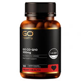 Go Healthy CoQ10 300mg Plus Vitamin D3 1000IU 60 Capsules