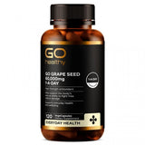Go Healthy Grape Seed 60,000mg 120 Capsules – High Potency OPC Antioxidant for Circulation, Vascular & Skin Health