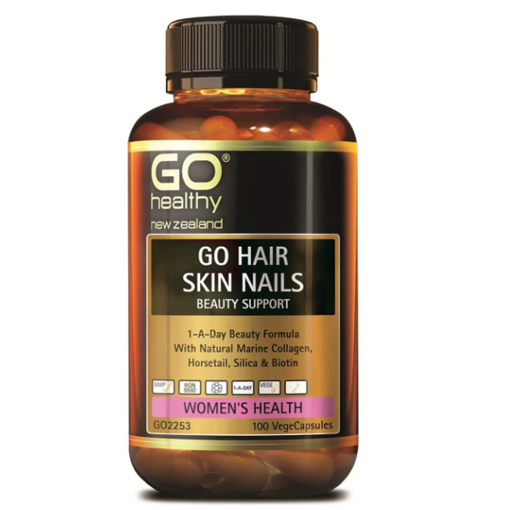 Go Healthy Go Hair Skin Nails 100 Vege capsules collagen,go,go hair,go healthy,Go Healthy Go Hair Skin Nails,hair skin nails,issues