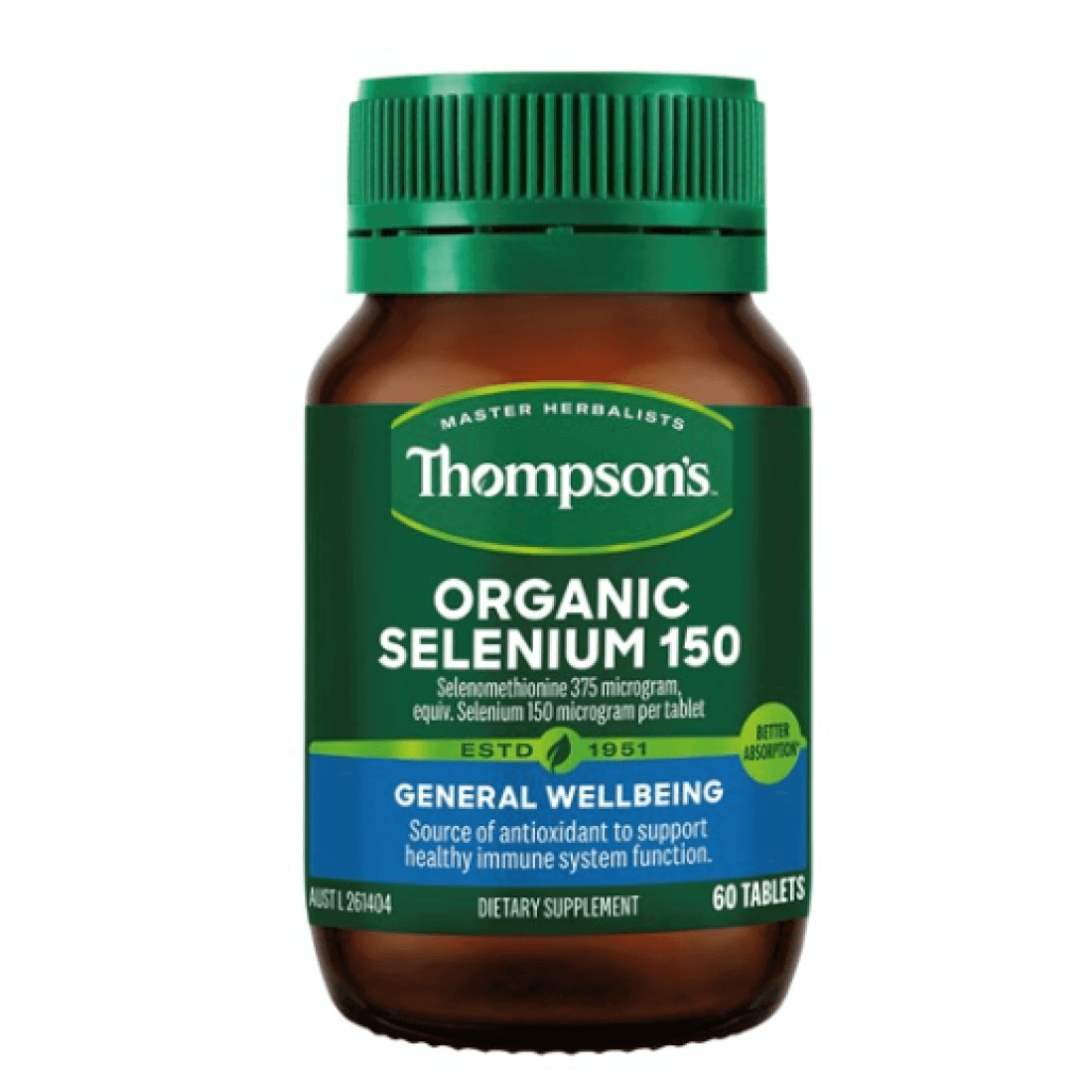 Thompsons Organic Selenium 60 Tablets issues