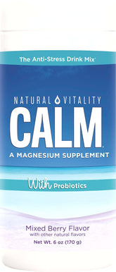 Natural vitality CALM® with Probiotics - Mixed Berry Flavour 170g calm,issues,natural vitality,probiotic