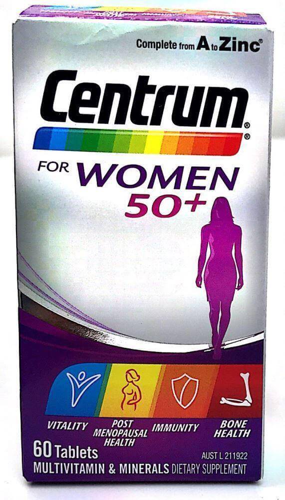 Centrum for Women 50+ 60 Tablets centrum,centrum 50+,centrum for women,Centrum for Women 50+,issues,multivitamin