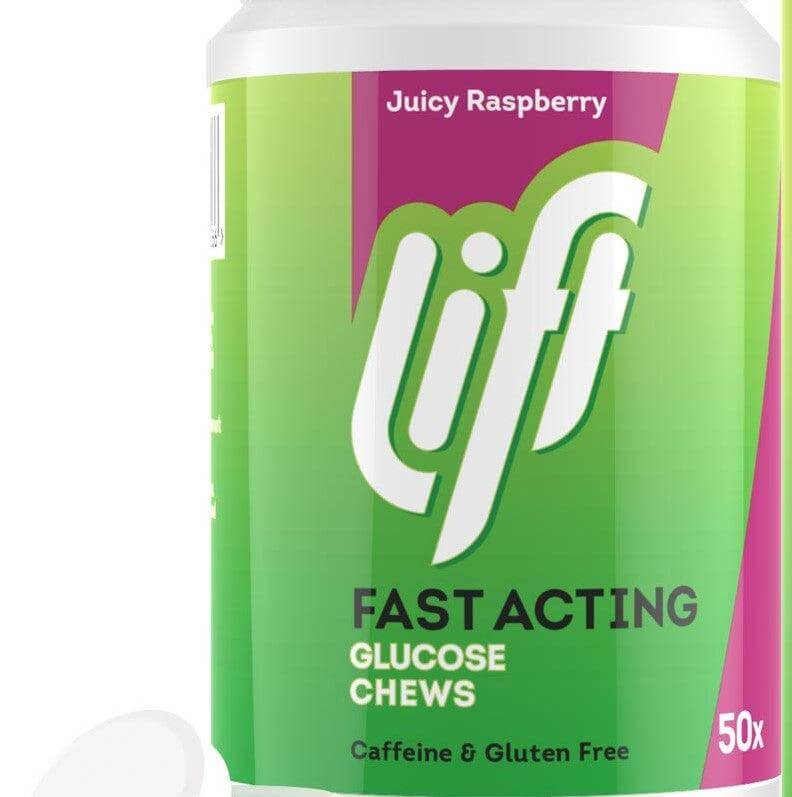Lift Chewable Tablets 50 Juicy Raspberry glucose tablets,hypoglycaemia,issues,lift,low blood sugar