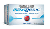 Maxigesic Tablets 20 / 50 / 100 Tabs anti inflammatory,back neck shoulder pain,back pain,cramp pain,cramping pain,dental pain,foot pain,issues,joint pain,knee pain,leg pain,MAXIGESIC,menstrual pain,muscle pain,pain,pain and fever,pain free,pain relief,pai
