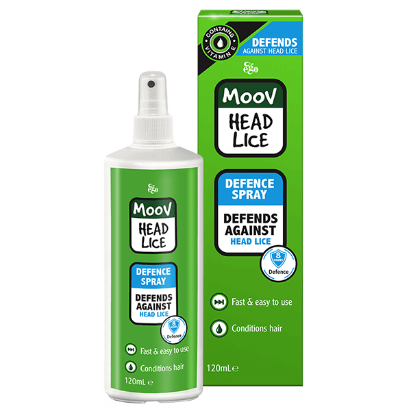 Ego Head Lice Defence Spray 120ml ego,head lice,headlice,headlice defence spray,issues,moov