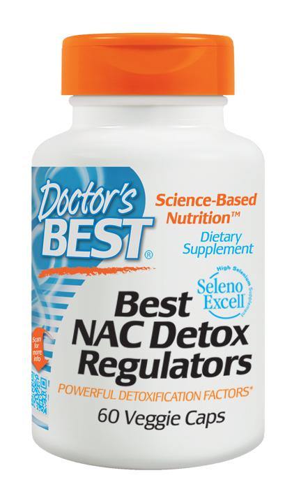 Doctor's Best NAC Detox Regulators 60 Veggie Caps detox regulator,doctor,doctor's best,issues,NAC