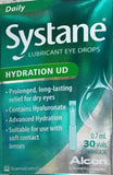 Systane Hydration UD Lubricant Eye Drops 30 x 0.7 ml issues,systane hydration