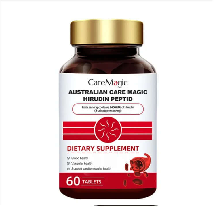 Care Magic Hirudin Peptid 60 Tablets Blood health,cardio,cardiovascular,cardiovascular health,Care Magic Hirudin Peptid,Dietary Supplement,Hirudin Peptid,issues,Peptid,vascular health