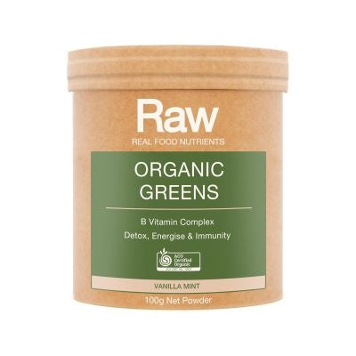 RAW Organic Greens - Vanilla Mint 100g