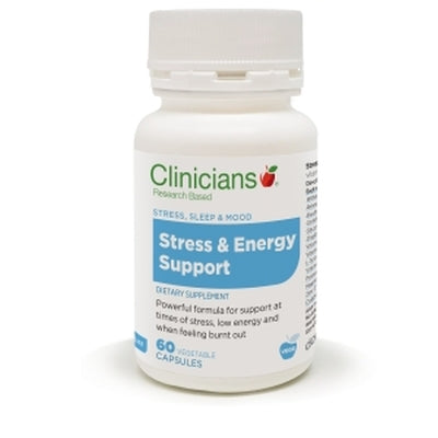 Clinicians Stress & Energy Support 60 VegeCaps