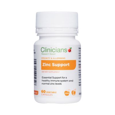 Clinicians Zinc Support 60 VegeCaps