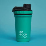 Go Good Teal Stainless Protein Shaker