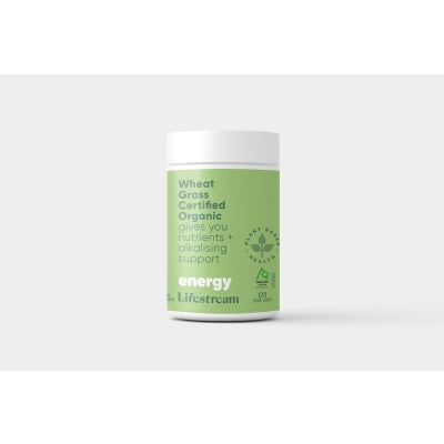 Lifestream Wheat Grass Certified Organic 120 vcaps
