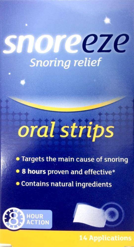 Snoreeze Oral Strips 14 Strips issues,snoreeze strips
