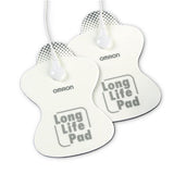 Omron long life TENS pads for pain relief, featuring durable and comfortable design, compatible with various TENS units.