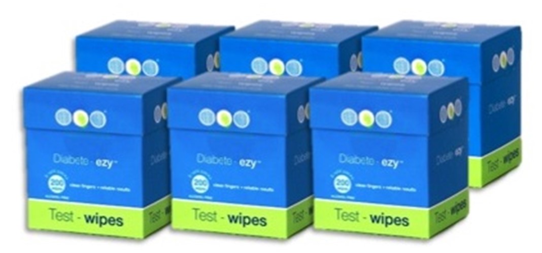 Diabete-Ezy Test Wipes Refill 8x25 diabetes wipes,issues,test wipes