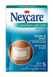 Nexcare premium soft cloth 5 adhesive pads adhesive pads,issues,nexcare