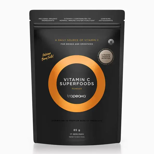 Tropeaka Vitamin C Superfoods (85g) 10 immune-supporting Superfoods,anthocyanins,antioxidants,beneficial cleansing,boost energy production,Boosts collagen,exotic superfoods,healthy immune function,healthy skin,High in antioxidants,High in Vitamin C,immune