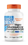 Doctor's Best Vegan Glucosamine Chondroitin MSM 120 vege capsules doctors best,issues,vegan glucosamine chondroitin MSM