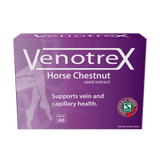 Venotrex Horse Chestnut Seed Extract 60 tablets Chestnut Seed Extract,Horse Chestnut Seed Extract,issues,vein and capillary health,vein health,Venotrex Horse Chestnut Seed Extract 60 tablets
