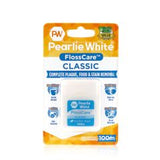 Aluro Pearlie White Flosscare Classic Waxed Mint (100m) Aluro Brushcare,Classic Waxed Mint,Classic Waxed Mint Flosscare,Compact Rounded Head toothbrush for kids,Dental Floss,dental habits,Floss care,Flosscare,issues,Kids Brushcare,Kids Extra Soft Toothbru