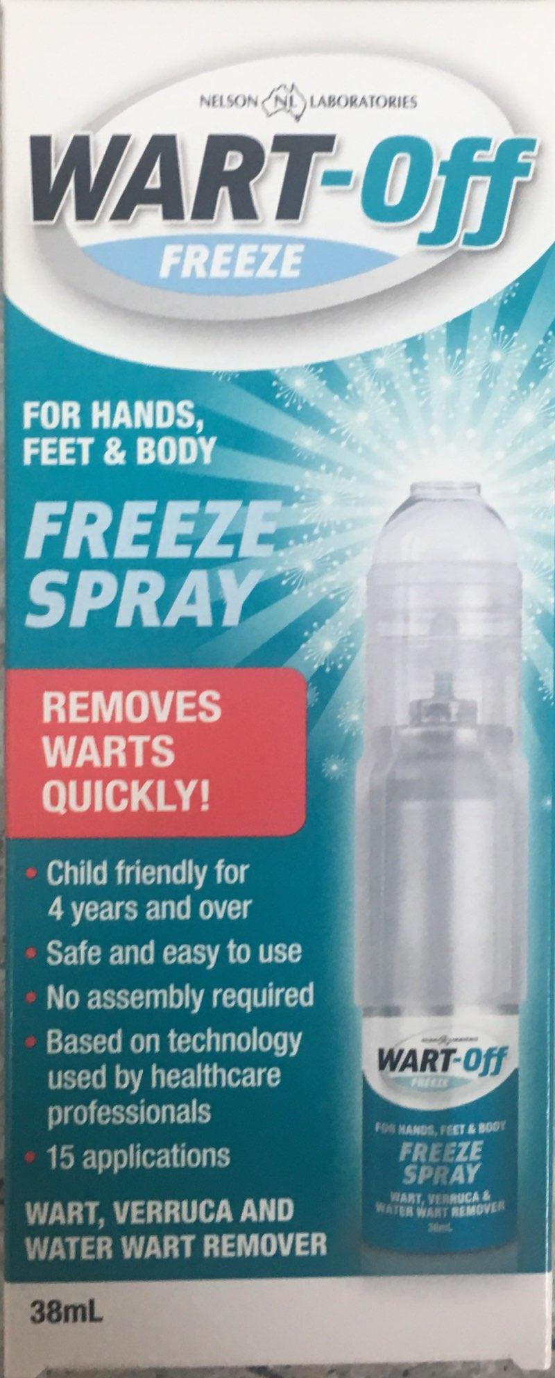 Wart Freeze Spray - WART-OFF Freeze Spray 38ml for Effective Wart Removal freeze spray,optimized,wart removal,wart treatment,WART-OFF spray