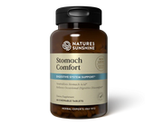Natures Sunshine Stomach Comfort 60 chewable tablets Alginic Acid from Brown Seaweed (Phaeophyceae),Ginger Rhizome (Zingiber officinale),Guar Gum (Cyamopsis tetragonolobus),issues,Licorice Root Extract (Glycyrrhiza glabra),Papaya Fruit (Carica papaya),Pro