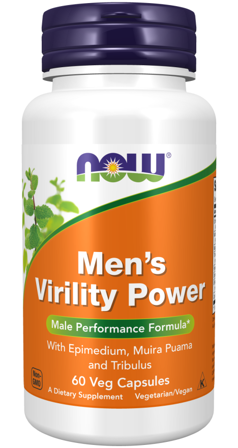 Now Men's Virility Power 60 Veg Capsules issues,male performance,mens,Now,Now Products,Now suppl,Now supplements,Now Vitamins