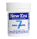 New Era Kali Sulph 240 Tablets The Healer biochemic tissue salt,catarrh,eczema,falling hair,hair loss,intestinal diorders,intestinal disorders,issues,new era,skin eruptions,skin hair and nails