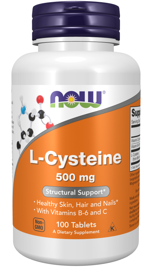 now L-Cysteine 500 mg 100 Tablets cysteine,google,issues,Now,Now Products,Now suppl,Now supplements,Now Vitamins